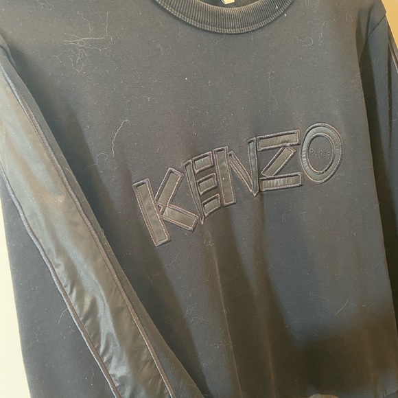 Kenzo black logo sweatshirt in small - Picture 5 of 6